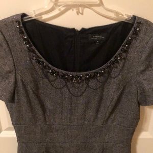 🌈Tahari Arthur S. Levine Scoopneck Beaded Dress🌈